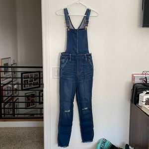 Madewell Stretch Denim overalls -never worn
